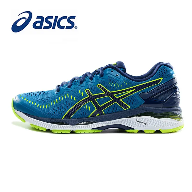 Оригинальные аутентичные ASICS GEL-KAYANO 23 Стабильный свет кроссовки половина марафон Мужская обувь нескользящие дышащие низкие T646N