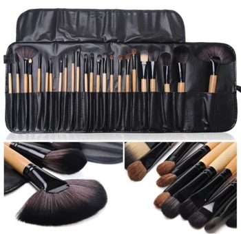 

Professional 24 Pcs Makeup Brush Set Tools Make-up Toiletry Kit Wool Brand Make Up Brush Set Case / by dhl 20pcs
