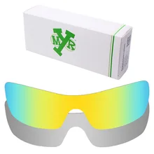 2 предмета в комплекте Mryok Анти-Царапины поляризованные Сменные линзы для-Batwolf линзы солнцезащитных очков серебро Титан& с покрытыем цвета чистого 24 каратного золота