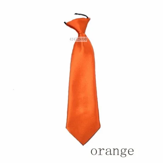 Детский Регулируемый галстук для мальчиков, атласный эластичный галстук, высокое качество, однотонный галстук, аксессуары для одежды HD0001a