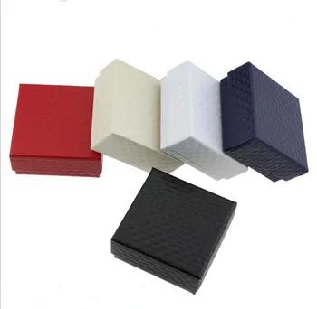 

exquisite paper ring box jewelry boxes 50pcs/lot mixed colors