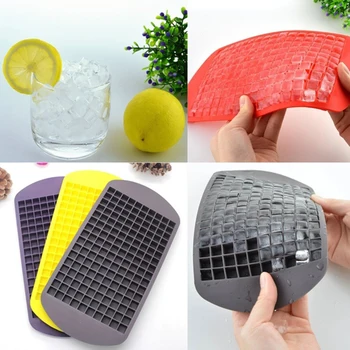 

160-Grids Ice Cube Tray Ice Cube Mold For Kitchen Bar Party Drinks DIY Silicone Ice Cube Frozen Cube Container