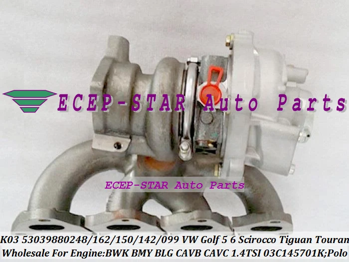 K03 53039880248 53039880162 Turbocharger turbo For VW Golf Golf Polo Scirocco Tiguan Touran 1.4L TSI BWK BLG CAVB 170HP (4)