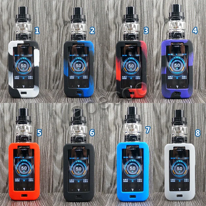 

20pcs Non-slip Silicone Cover case for Vaporesso luxe 220W TC Mod skin Sleeve Wrap