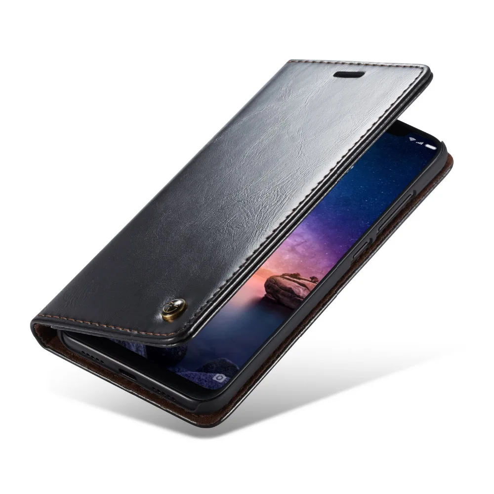 Для Xiaomi Redmi Note6 Pro Чехол магнитная кожа флип чехол для Coque Redmi Note6 Pro Чехол для телефона с держателем карт чехлы