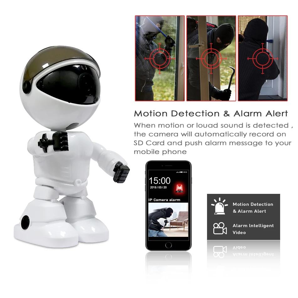 Ceny HD 1080P bezpieczeństwo w domu kamera IP bezprzewodowa kamera robota Wifi kamera noktowizyjna 2MP kamera monitorująca CCTV Audio niania elektroniczna baby monitor