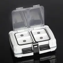 10*8,5*3,5 см Двусторонняя коробка для рыбалки 139 г ABS пластиковая коробка для рыболовных снастей приманка коробка для ловли карпа аксессуары инструменты