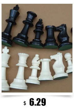 High Quality Chess Game King High 97mm / 77mm / 64mm Medieval Chess Set Without Chessboard 32 Chess Pieces / Set Play Chess Set