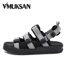 VMUKSAN/Новые мужские сандалии; размеры 38-45; дышащая летняя пляжная обувь для мужчин; s ; модная мужская обувь для отдыха