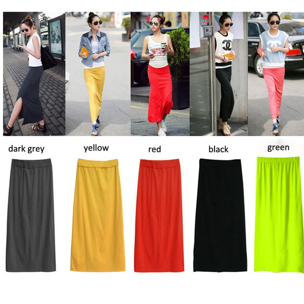 long pencil skirt ankle length