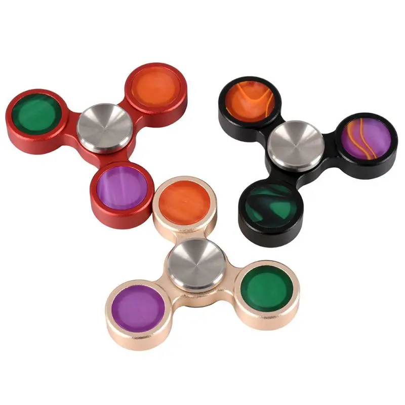 

Triangle Gyro Toy EDC Hand Spinner Anti Stress Reliever And ADAD Fidget Hand Spinners For Kids Audlt Hot Sale