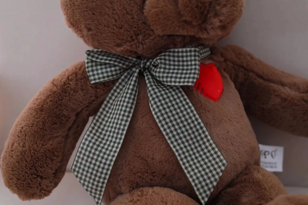 1 шт. 35/50 см c милыми мишками Тедди плюшевые игрушки в виде милого медведя с принтом в виде сердец и куклы для девочек, подарок на День святого Валентина для маленьких детей на Рождество Brinquedos