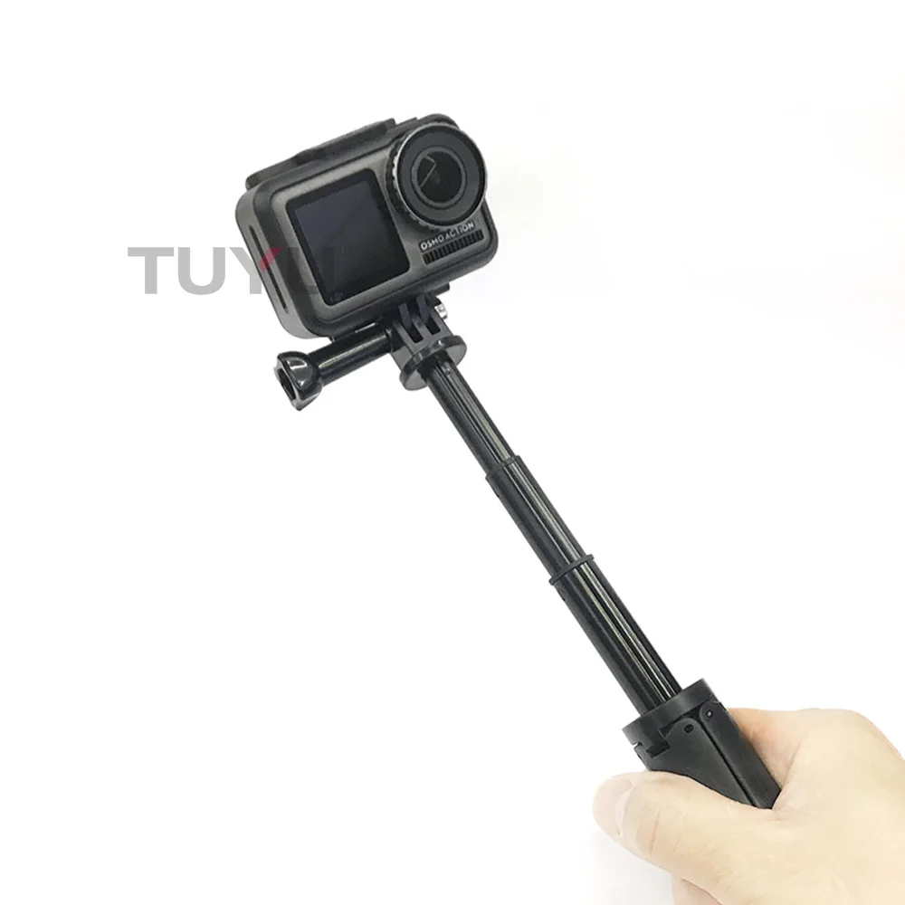 TUYU ручной Мини штатив крепление селфи палка выдвижной монопод для Gopro Hero 7 6 5 4 DJI OSMO действие SJCAM Xiaomi YI 4 k