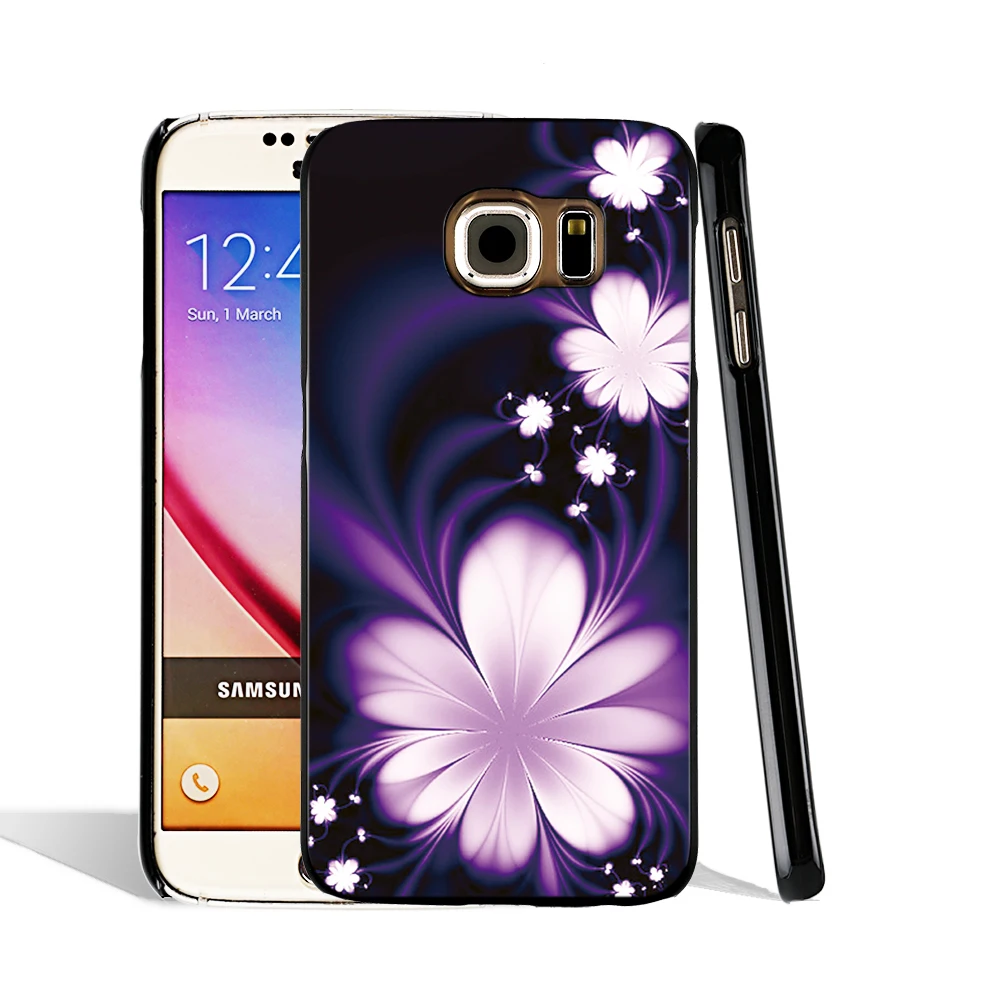 05374 Fresco 3d Flor De Parede Hd Caso De Telefone Celular Para