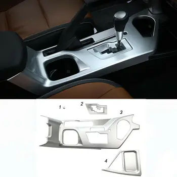 

ABS Chrome Interior Gear Shift Frame Cover Trim 3pcs For Toyota RAV4 2016 2017 2018