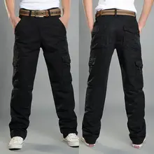 Новое поступление Мужской Комбинезоны повседневные длинные брюки прилив бренд камуфляж армейцы карман супер большой осенние штаны размер 28-38 40