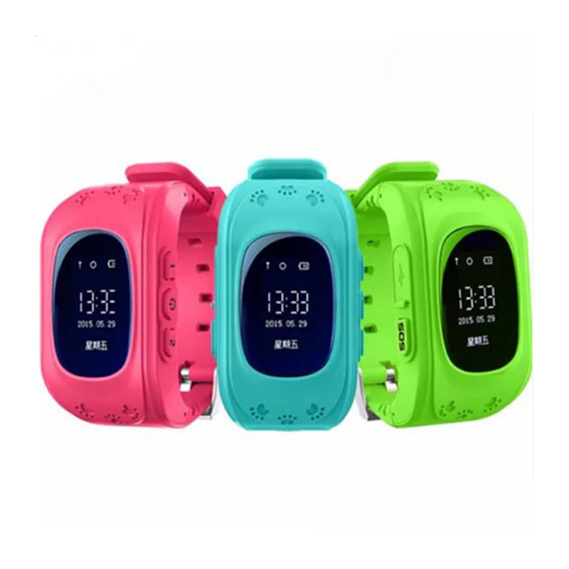 

GPS Tracker Kid Safe Smart Watch with SOS Call Location Finder Anti Lost Monitor Baby Son Wristwatch Q50
