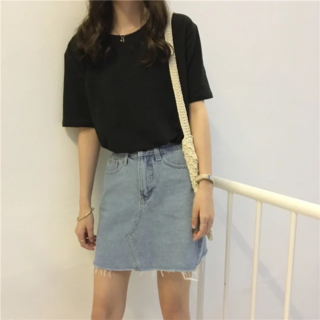 Jielur Tee Shirt 15 jednolity kolor podstawowe T koszula kobiety na co dzień O-neck Harajuku lato Top koreański Hipster biały t-shirt S-XL Dropship tanie i dobre opinie COTTON Poliester Elastan NONE Tees Stałe Topy Krótki REGULAR t shirt women camisetas mujer streetwear magliette donna Jielur Tee Shirt 15 jednolity kolor podstawowe T koszula kobiety na co dzień O-neck Harajuku lato Top koreański Hipster biały t-shirt S-XL Dropship tanie i dobre opinie COTTON Poliester Elastan NONE Tees Stałe Topy Krótki REGULAR t shirt women camisetas mujer streetwear magliette donna