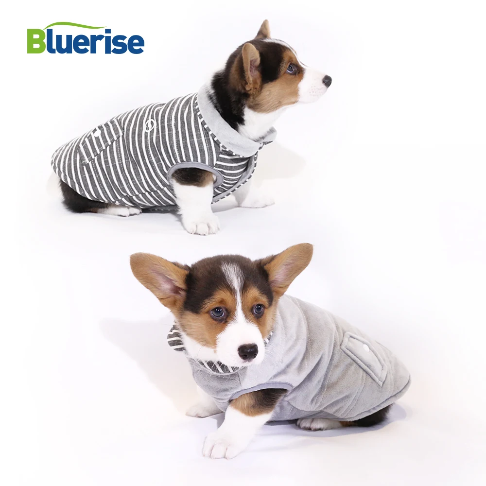 

BLUERISE Double Sided Vest For Dog Comfortable Dog Vest Softer Vest Pet Adapt Puppy Dog Clothes Winter Wear For Pet Home Outdoor
