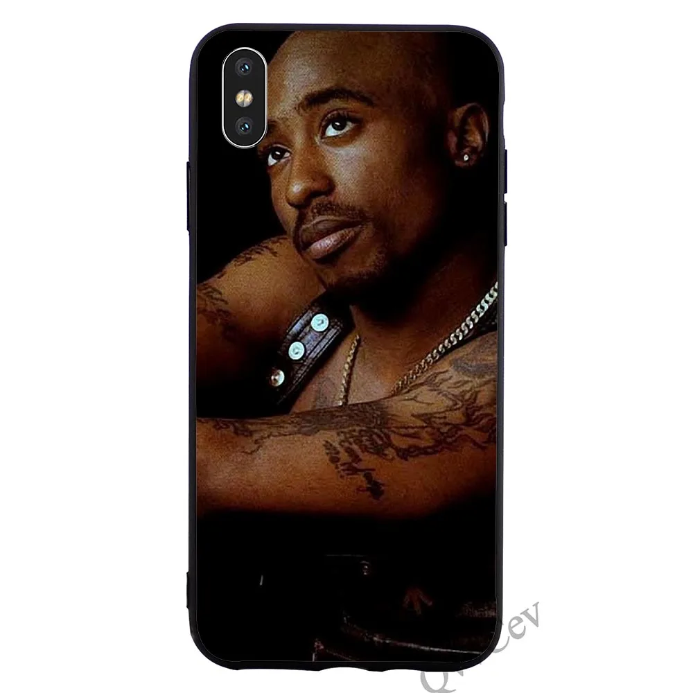 Противоударный 2Pac Тупак Шакур чехол для телефона iPhone Xs Max чехол X 6 6S XR 8 Plus 7 5S 5 SE мягкий - Цвет: K0521604