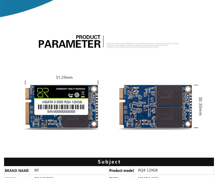 BR ssd msata 120 ГБ 240 ГБ msata-SATA 64 Гб внутренний ssd жесткий диско-диск для ноутбуков ПК