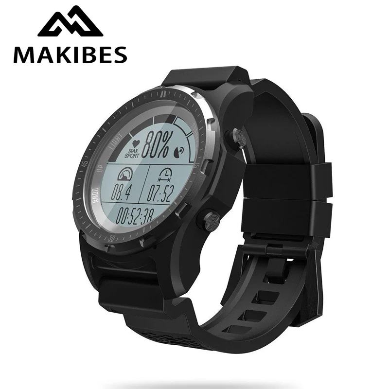 Makibes BR2 Smartwatch 1.32" Outdoor Screen GPS GLONASS