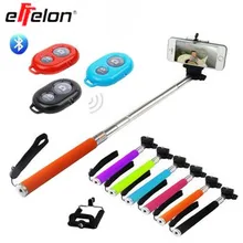 

effelon Universal mobile phone self-timer bracket Handheld Monopod +cellphone holder +PCS Bluetooth Self-timer Remote Controlor