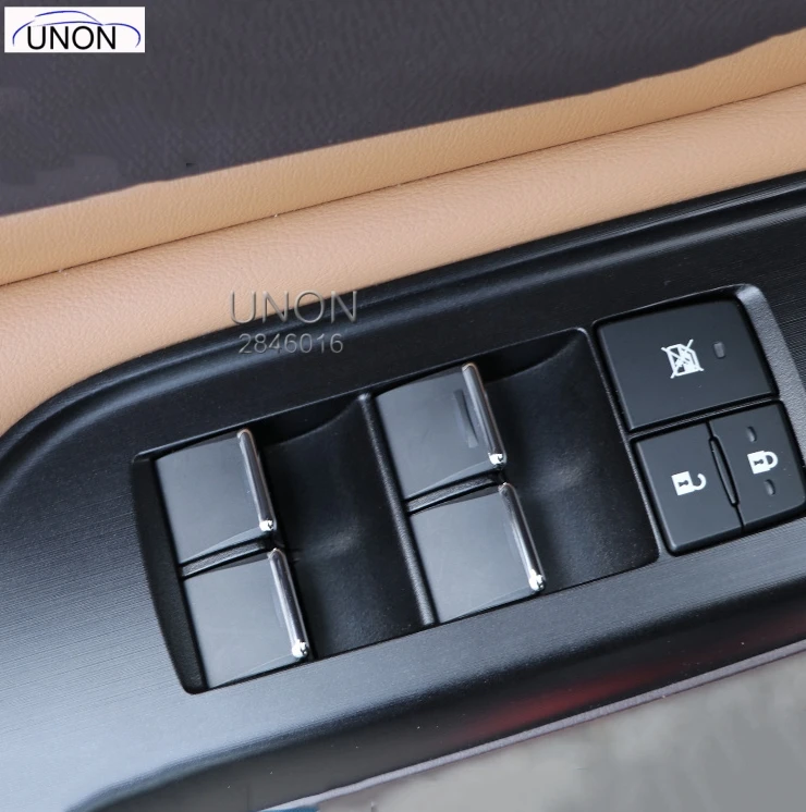 

Car Windows Lift Switch Button Sticker Door Cover Trim Interior for Opel Mokka Trax for Lexus ES 2018 2019
