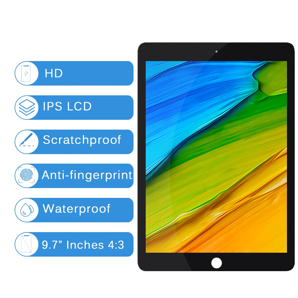 Для iPad Pro 9,7 ЖК-дисплей сенсорный экран в сборе для iPad Pro 9,7 A1673 A1674 A1675 матрица дигитайзер полная сборка Замена