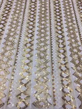 

French Net Lace Fabric hot sale embroidery mesh fabric S-6133 nigerian tulle lace fabric