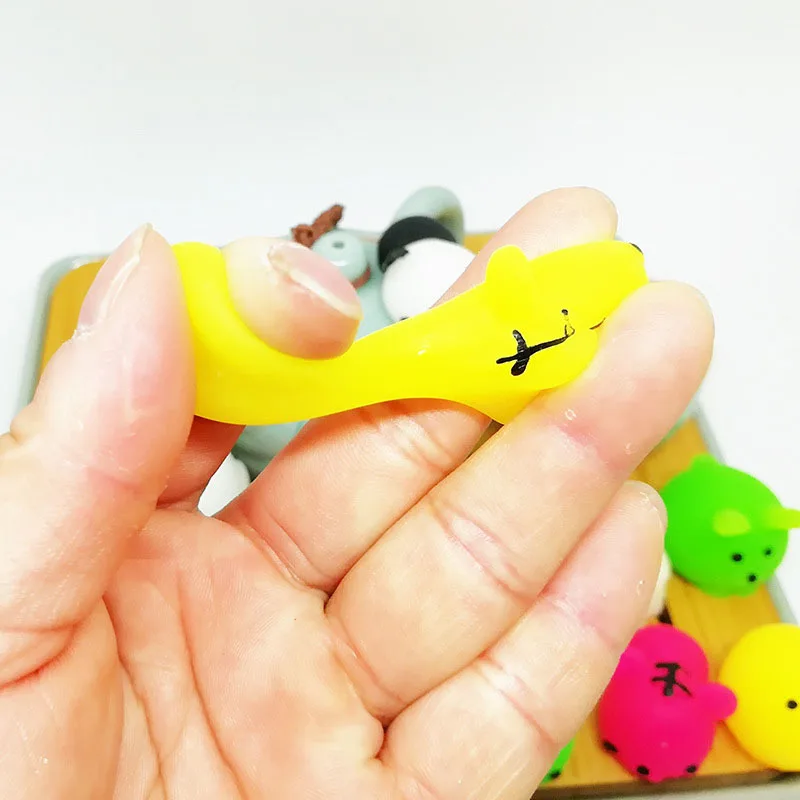 U miss Mini Mochi Squeeze Fun Gags мягкие игрушки животные Тигр Морская звезда медведь Лев