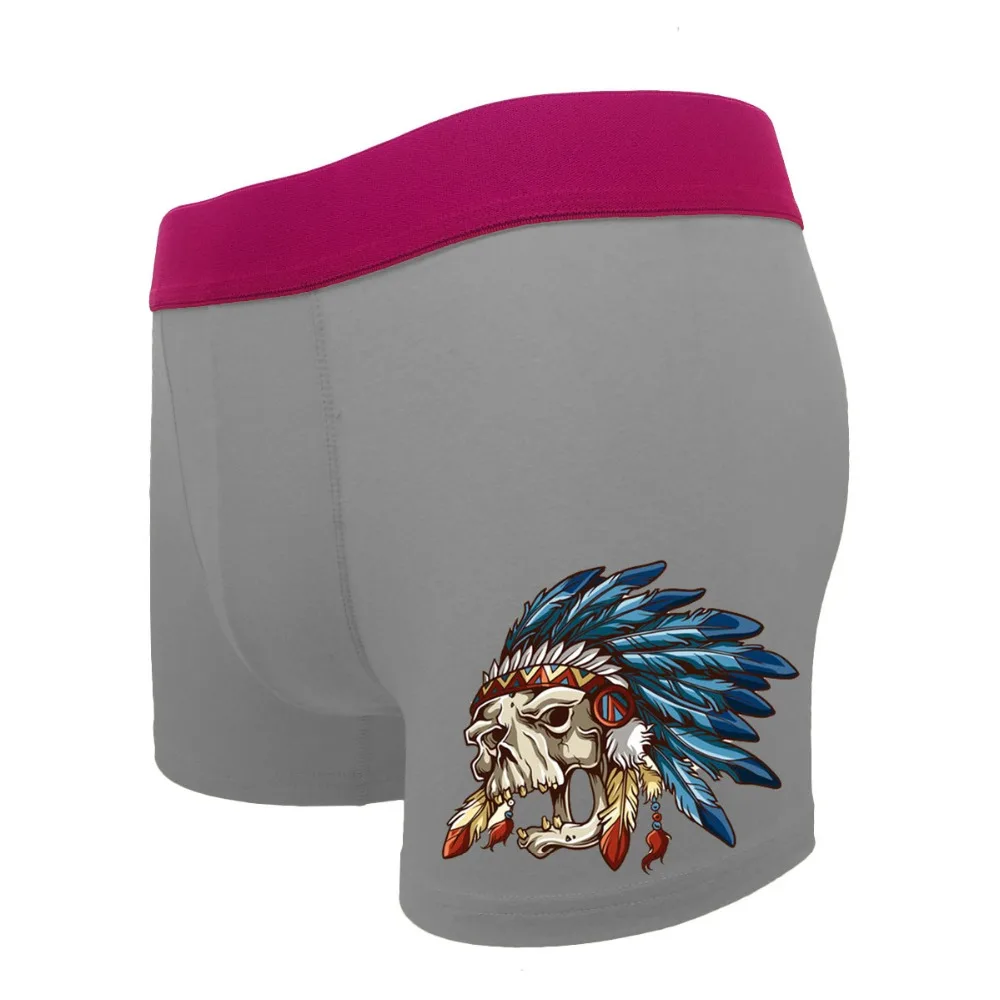 

Funny Cartoon Plus Size Cotton Boxer Underwear Men Shantou Print Male Modis Underpants Bielizna Calzoncillo Hombre Boxer Breath