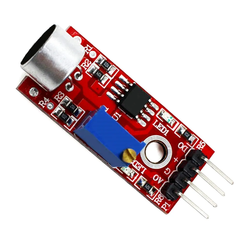 

Microphone Sensor AVR PIC High Sensitivity Sound Detection Module for Arduino