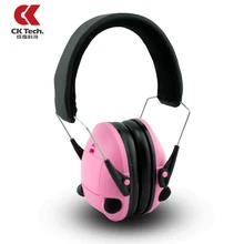 CK Tech Women Electronic Protection Ear Muffs For Noise Professional Shooting Brake Hunting Earmuffs Ear Protector Earmuffs 2024