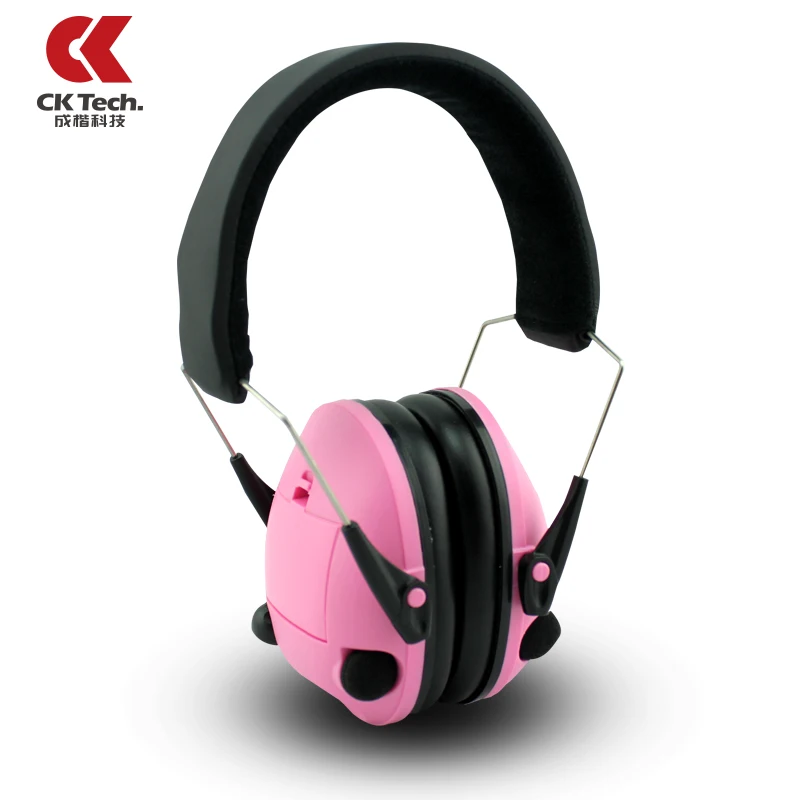 CKTech Women Electronic Protection Ear Muffs For Noise Professional