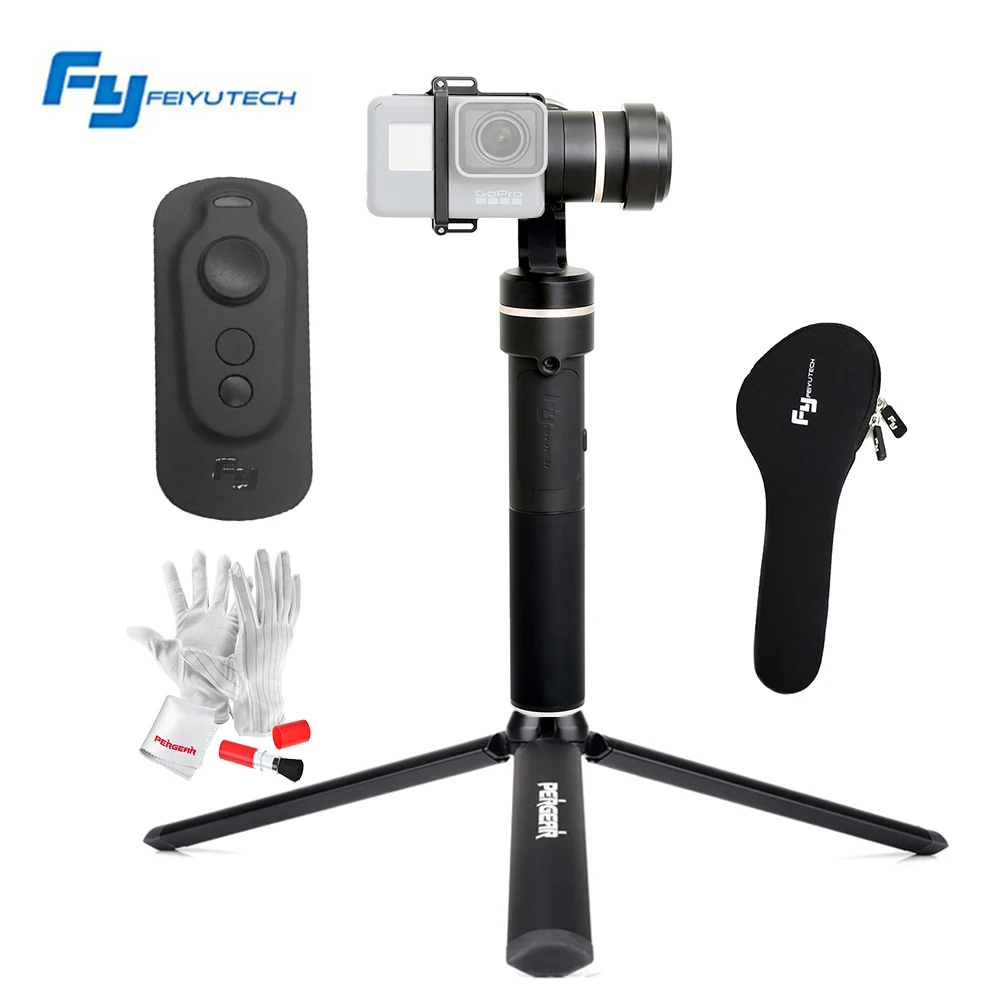 

FeiyuTech Feiyu fy G5 3-axis Handheld Gimbal Splashproof Wireless Remote Control for GoPro Hero 5 4 3 3+ yi 4k SJ Action Cameras