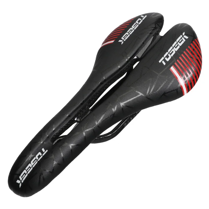 

TOSEEK Leather Mtb Bike Saddle Bicycle Seat Carbon Saddle Bike Parts