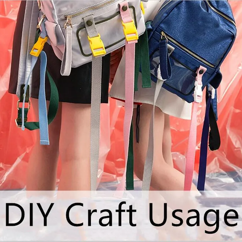 20MM 5 야드/많은 다채로운 코튼 캔버스 웨빙/바이어스/리본 가방 벨트 스트랩 의류 Diy 공예 액세서리