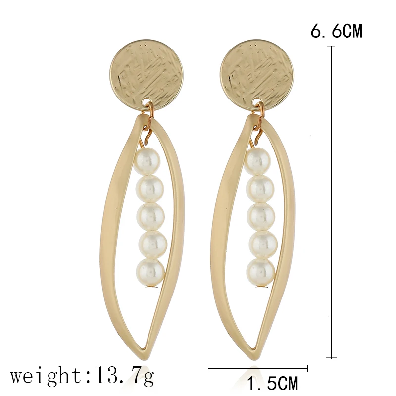 baroque pearl Drop earrings