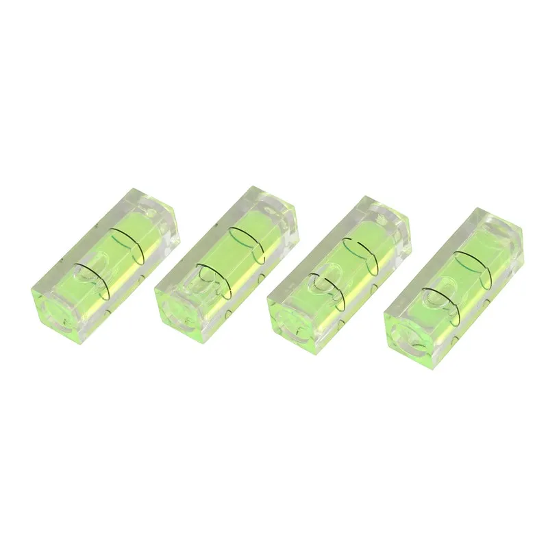 

4Pcs 10x10x29mm Universal Square Bubble Spirit Level Tripod Measuring Camera