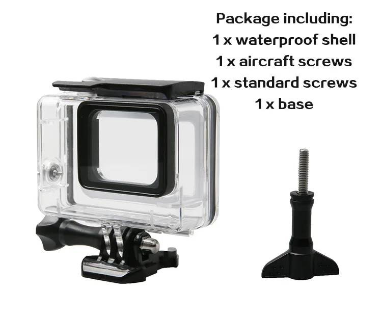 40 м подводный водонепроницаемый чехол для GoPro Hero 5 Black Go Pro 6 7 камера Дайвинг Корпус