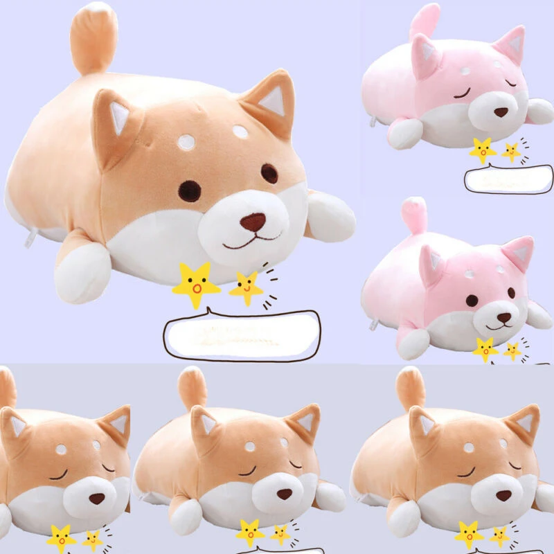 shiba inu plush pillow