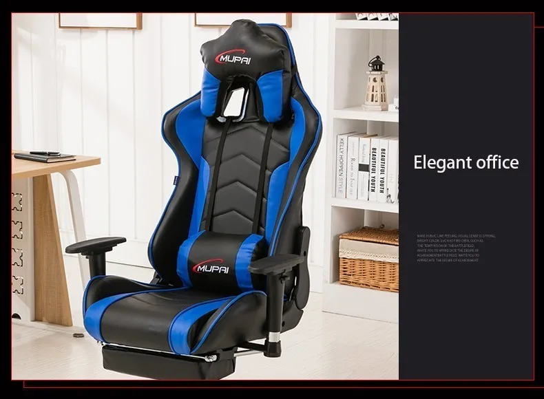 Роскошное Качество Mq808 Poltrona Silla Gamer Esports игровое кресло из искусственной кожи Эргономика подставка для ног офисная мебель Эргономика