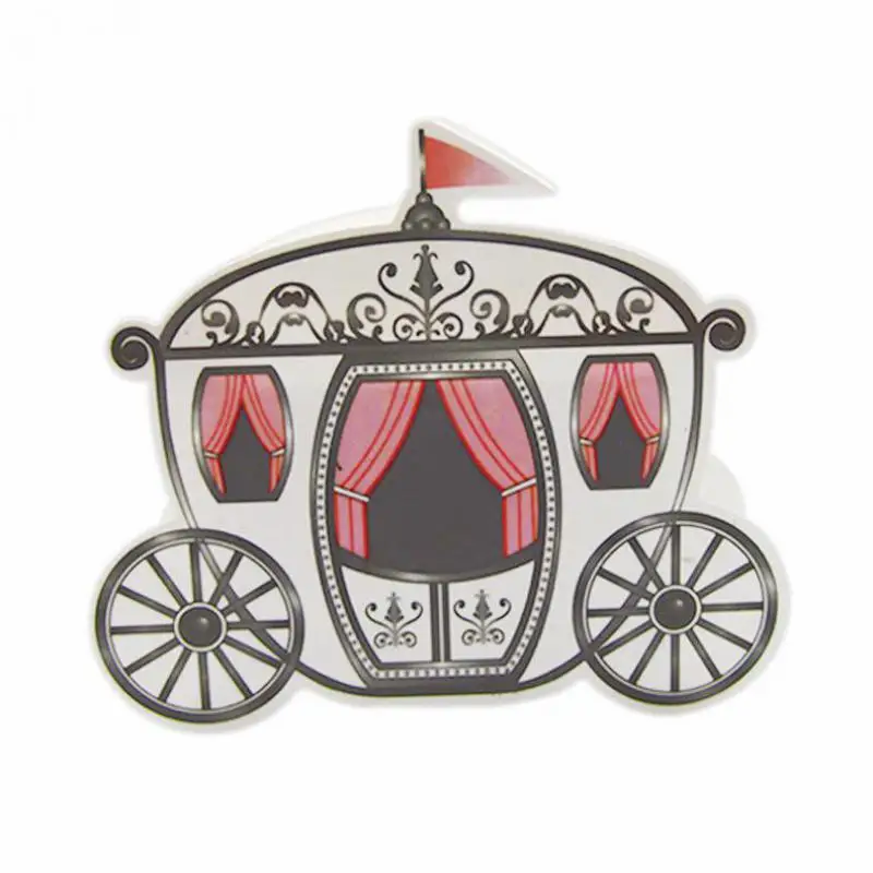 200pcs Carton Fairytale Carriage Candy Box Wedding Decoration Baby