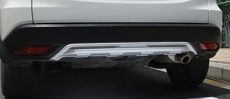 ABS передняя + Задняя Автомобильная Защита бампера противоскользящая пластина