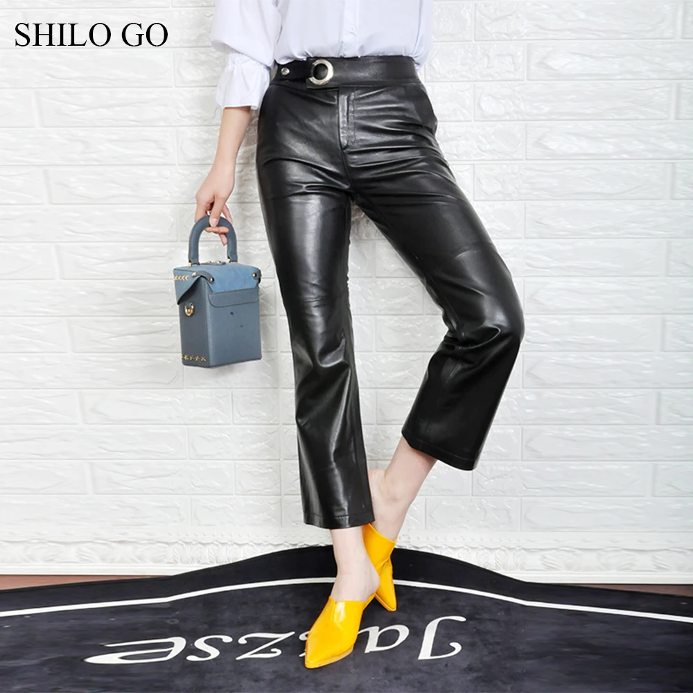 Buy SHILO GO Leather Pants Womens Summer Fashion