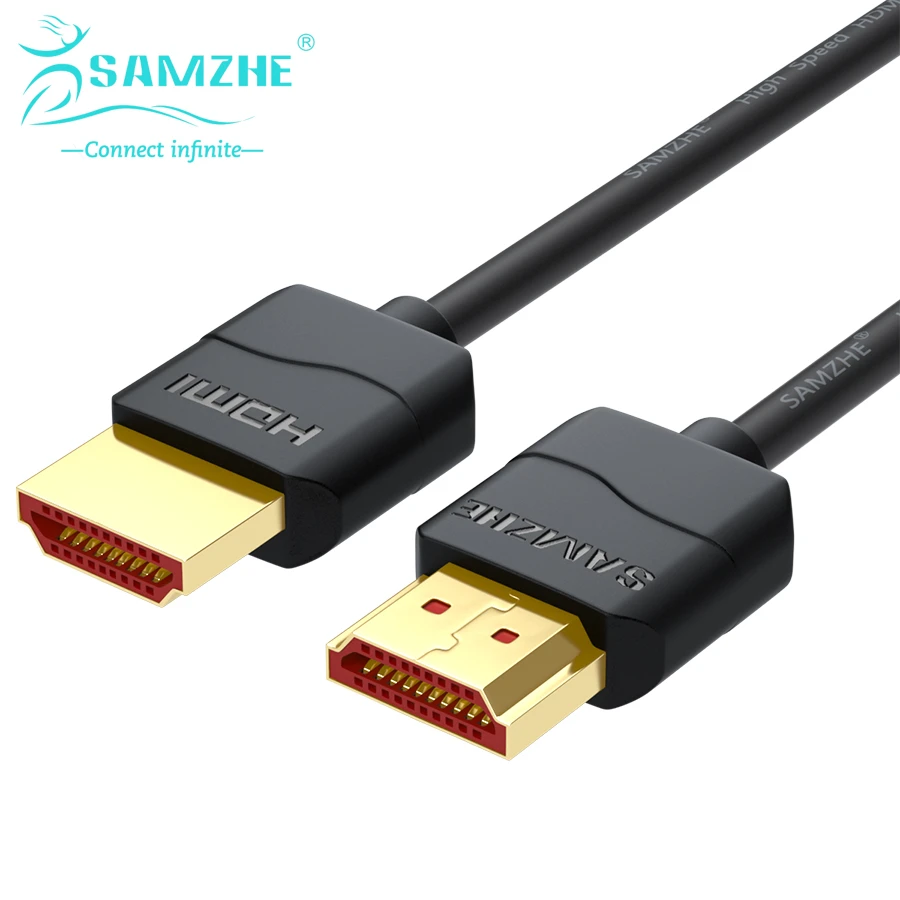 SAMZHE Slim HDMI font b Cable b font HDMI to HDMI font b Cable b font