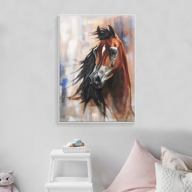 Horse Wall Art Canvas Posters and Prints Painting Wall Pictures for