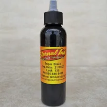 4 унций черный набор пигментов чернил татуировки Искусство Тело 120 мл Перманентный микроблейдинг пигментная краска для татуировки