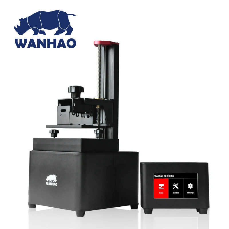 wanhao D7 УФ фотопринтер из смолы 3d цветной принтер SLA/DLP 3d принтер машина с блоком управления сенсорный экран ЖК-светильник